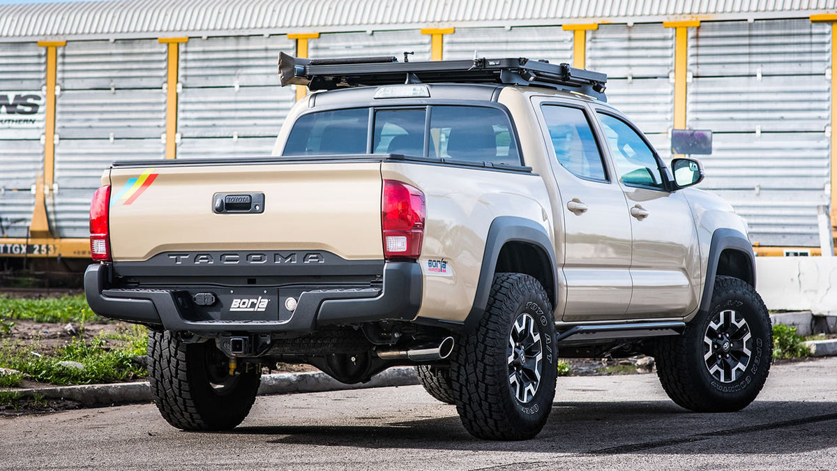 2016-2023 Tacoma Crew Cab 3.5L Cat-Back Exhaust S-Type - View 2 | Dirty Garage