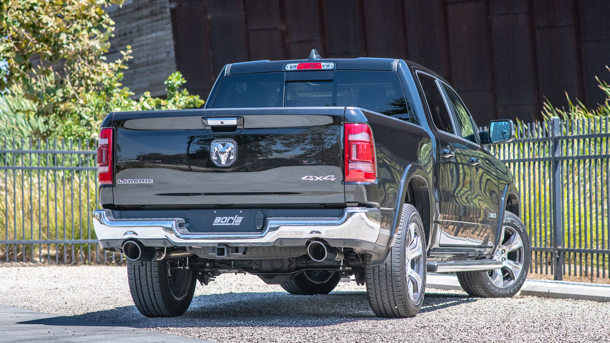 2019-2026 RAM 1500 5.7L Quad/Crew Cat-Back Exhaust S-Type w/ Black Tip - View 3 | Dirty Garage