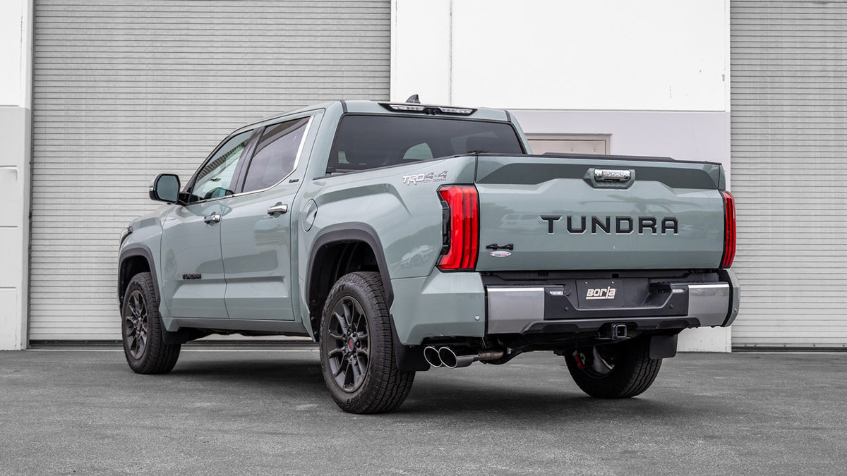 2022-2025 Tundra S-Type Cat-Back Dual Side Exit Exhaust w/ Stainless Tips - View 3 | Dirty Garage