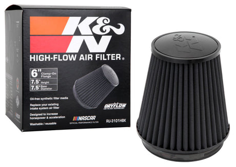 Universal Rubber Filter Round Tapered 6in Flange ID x 7.5in Base OD x 5.25in Top OD x 8in Height - View 9 | Dirty Garage