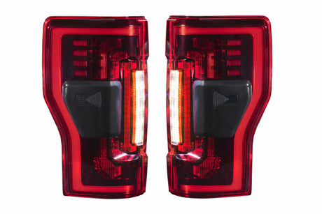 2017-2022 Superduty XB LED Tail Lights Pair Red - View 4 | Dirty Garage