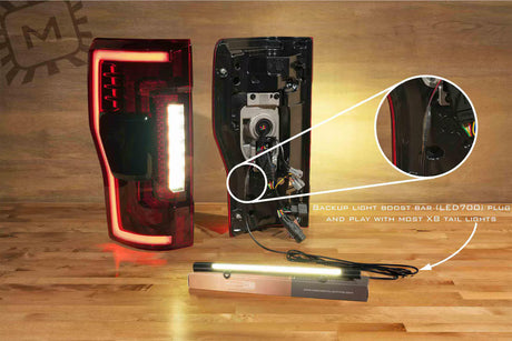 2017-2022 Superduty XB LED Tail Lights Pair Red - View 7 | Dirty Garage