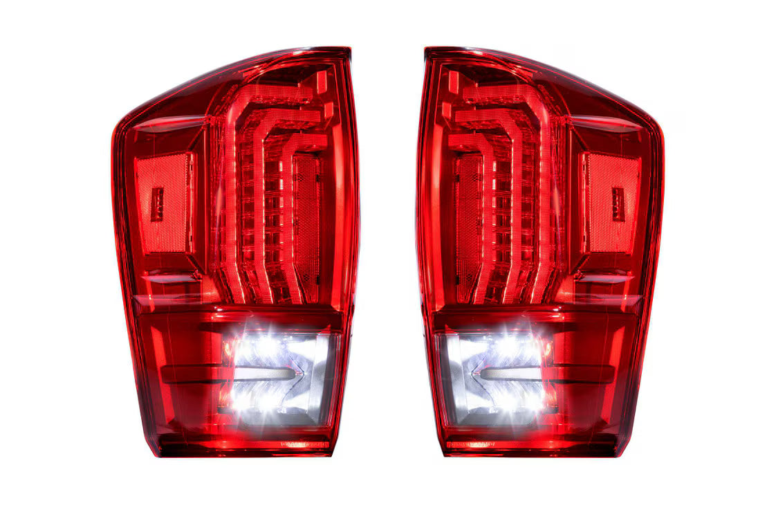 2016-2023 Tacoma XB LED Red Tail Lights (LF703.2) - View 3 | Dirty Garage