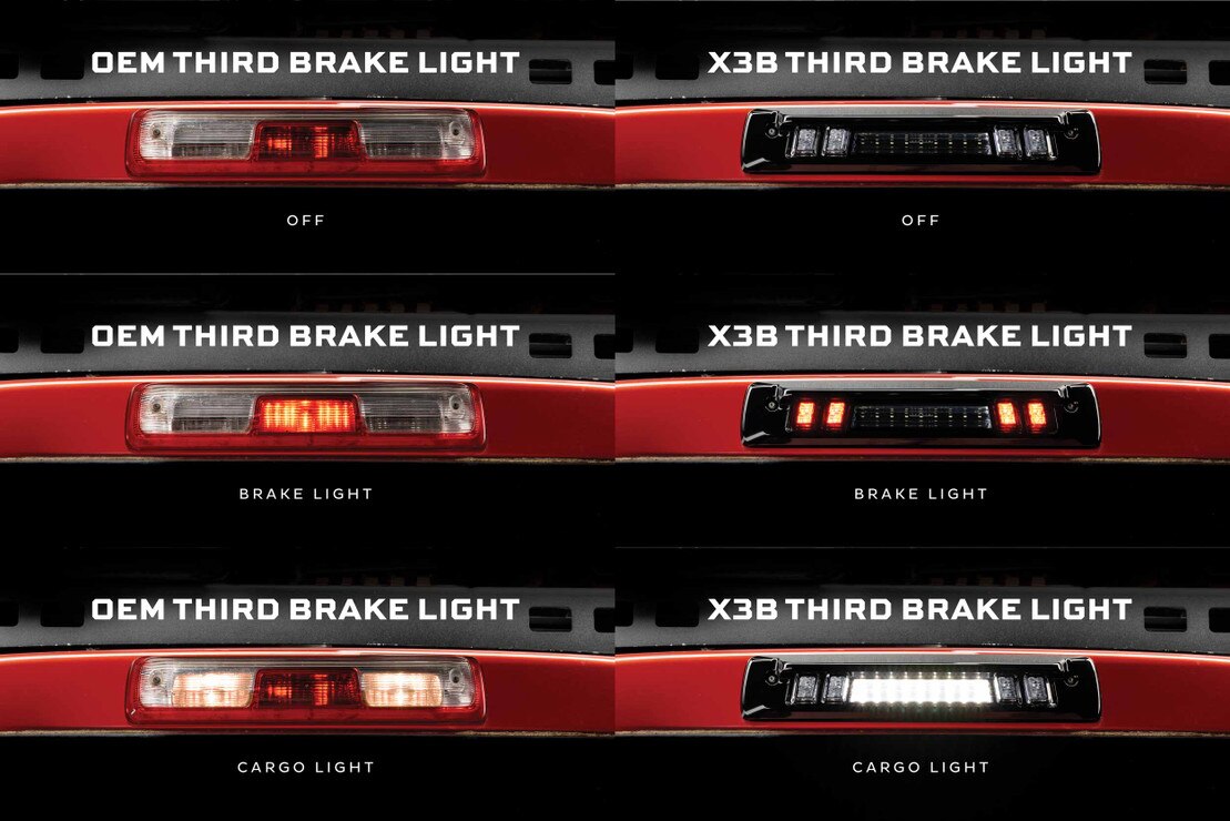 2015-2024 Canyon X3B Brake Light - View 3 | Dirty Garage