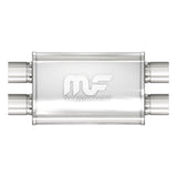 Universal Muffler Mag Stainless Steel 11x4x9 2.25 D D | Dirty Garage