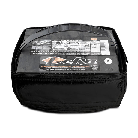 Universal Heat Shield Battery Side Post Black - View 3 | Dirty Garage