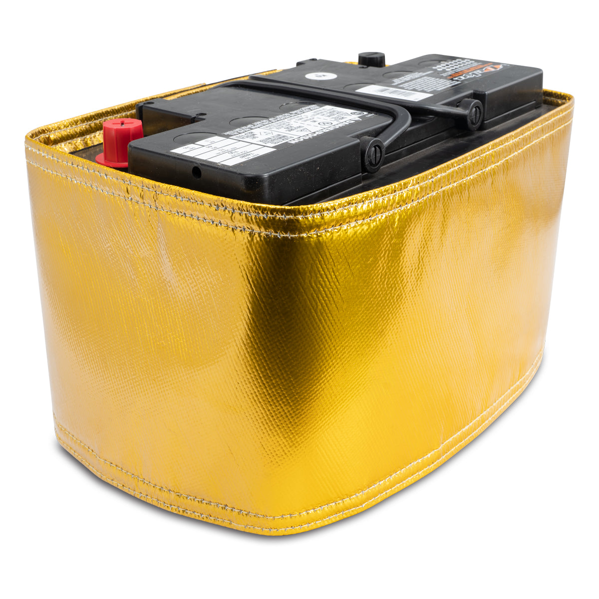 Universal Heat Shield Battery Side Post Gold - View 4 | Dirty Garage