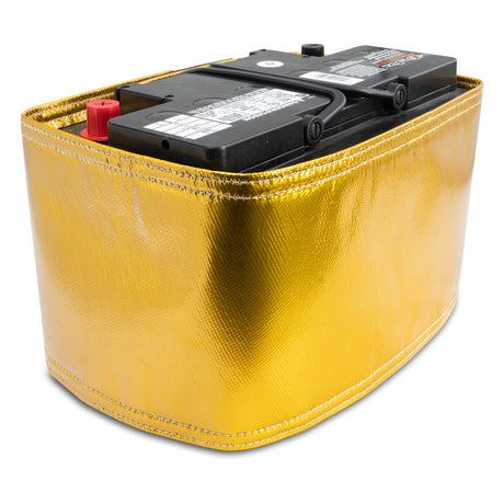 Universal Heat Shield Battery Side Post Gold - View 4 | Dirty Garage
