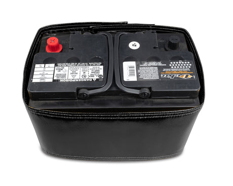 Universal Heat Shield Battery Top Post Black | Dirty Garage