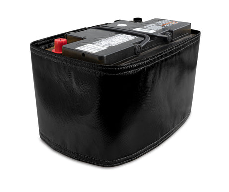 Universal Heat Shield Battery Top Post Black - View 2 | Dirty Garage