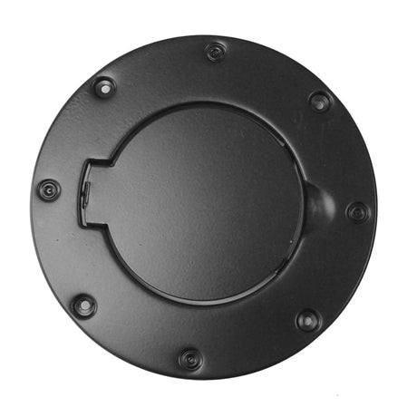 Rugged Ridge 97-06 Jeep Wrangler TJ Black Non-Locking Gas Cap Door | Dirty Garage