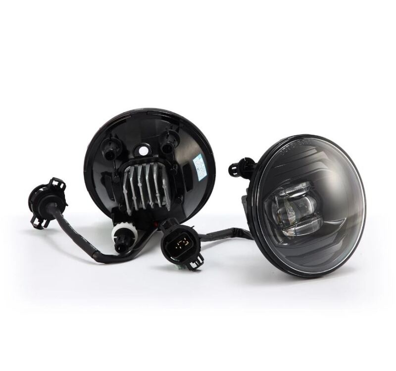 Universal DoubleTap Dual Color LED Projector Fog Lights White Amber - View 3 | Dirty Garage