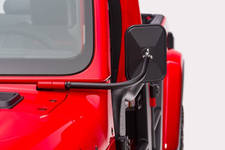 Rugged Ridge 18-20 Jeep Wrangler JL/JT Rectangular Trail Mirror - View 3 | Dirty Garage