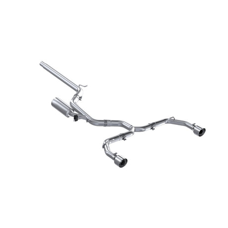 2022 Volkswagen Golf GTI MK8 3" Cat-Back Exhaust 2.5" Dual Split Rear with SS Tips | Dirty Garage