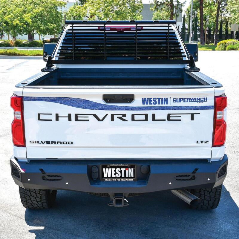 1999-2026 GM/Ford/Toyota HD Black Headache Rack - View 5 | Dirty Garage