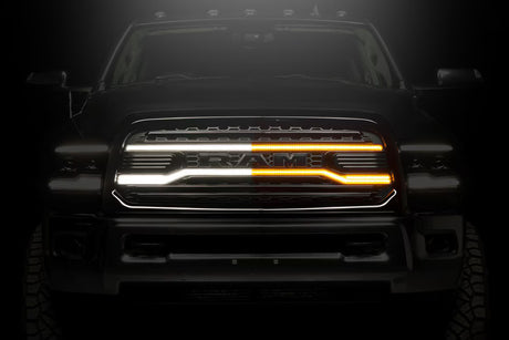 2013-2018 Ram HD Chrome XBG LED DRL Grille - View 5 | Dirty Garage