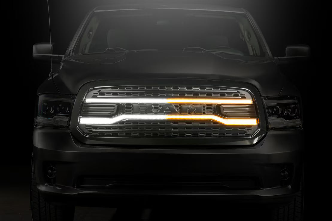 2019-2024 Ram 1500 Classic Chrome XBG LED DRL Grille - View 6 | Dirty Garage