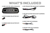 2019-2024 Ram 1500 Classic Black XBG LED DRL Grille - View 5 | Dirty Garage