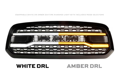 2019-2024 Ram 1500 Classic Chrome XBG LED DRL Grille - View 4 | Dirty Garage
