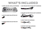 2019-2024 Ram 1500 Classic Chrome XBG LED DRL Grille - View 3 | Dirty Garage
