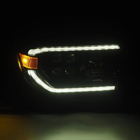 2007-2017 Tundra/Sequoia Nova-Series LED Projector Headlights Alpha-Black Activation Light Sequential Signal DRL - View 2 | Dirty Garage