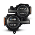2021-2025 Bronco Nova-Series LED Projector Alpha-Black Headlights Active Light Sequential Signal DRL | Dirty Garage