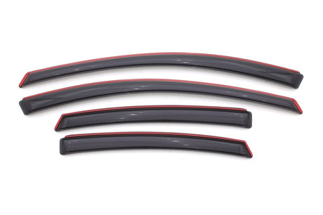 2013-2016 Dart Front and Rear Window Deflectors 4-Piece Smoke | Dirty Garage
