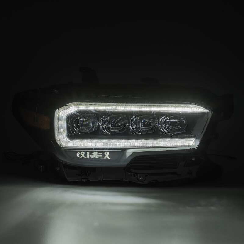 2016-2023 Tacoma Nova-Series LED Projector Headlights Plank Style Black Activation Light - View 3 | Dirty Garage