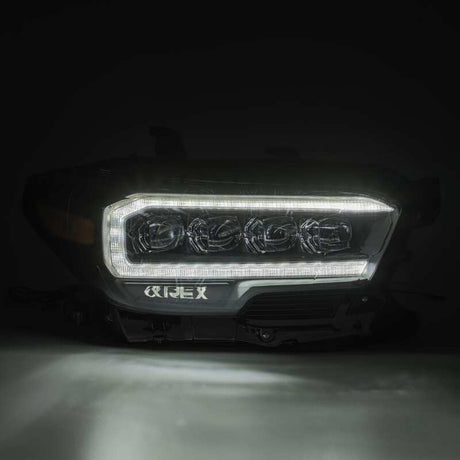 2016-2023 Tacoma Nova-Series LED Projector Headlights Plank Style Black Activation Light - View 3 | Dirty Garage