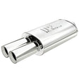 Universal Muffler w/ Tip Mag Stainless Steel 14x5x8 2.25/3 | Dirty Garage