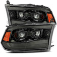 2009-2018 Ram 1500 Pro-Series Projector Alpha-Black Headlights Sequential Signal DRL | Dirty Garage