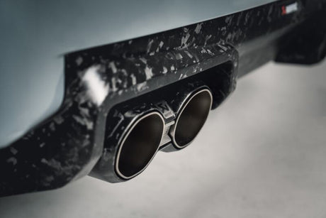 2023-2025 M2 Coupe Tail Pipe Set Chopped Carbon - View 2 | Dirty Garage