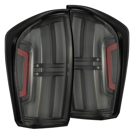 2016-2023 Tacoma Nova-Series Prismatic LED Tail Lights Black | Dirty Garage