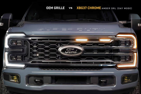 2023-2025 Super Duty XBG LED DLR Chrome Grille - View 7 | Dirty Garage