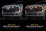 2023-2025 Super Duty XBG LED DRL Black Grille - View 9 | Dirty Garage
