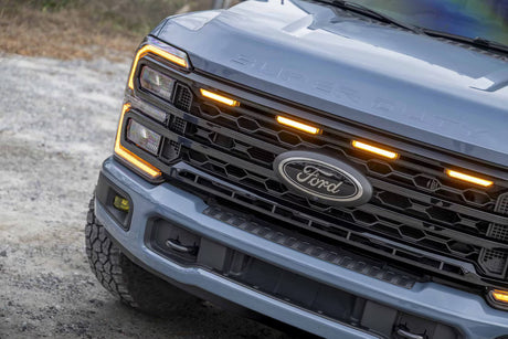 2023-2025 Super Duty XBG LED DRL Black Grille - View 10 | Dirty Garage
