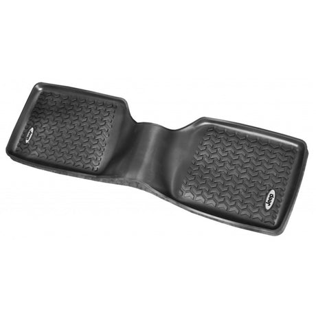 Rugged Ridge Floor Liner Rear Black 1984-2001 Jeep Logo Cherokee XJ | Dirty Garage