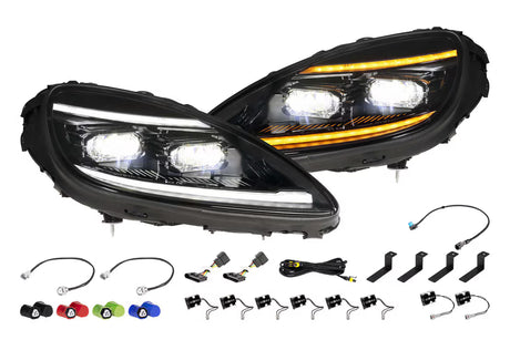 2005-2013 Corvette C6 XB EVO LED Headlight Pair - View 3 | Dirty Garage