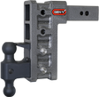Gen-Y Mega Duty 2.5in Shank 9in Drop 3.5K TW 32K Hitch w/GH-0161 Dual-Ball/Pintle Lock | Dirty Garage