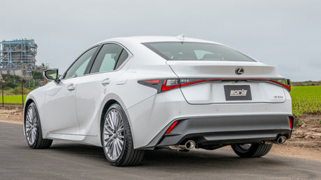 Borla 16-17 Lexus IS200T / 18-24 Lexus IS300 2.25in S Type Cat Back 4.25in Tip - Stainless Steel Tip - View 3 | Dirty Garage