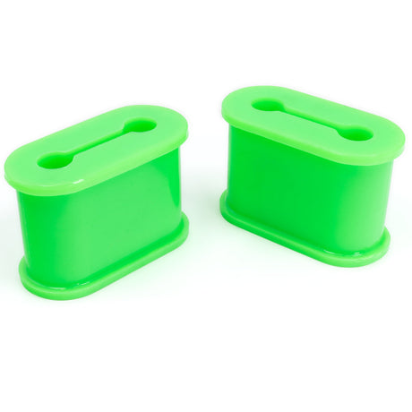 Universal Silicone Bushings - 50 Hardness Green - View 2 | Dirty Garage