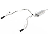 Borla 09-17 Ram 1500 5.7L V8 5in Single Tip Black Chrome Cat-Back Touring Exhaust Through Bumper | Dirty Garage