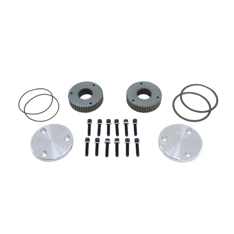 1971-2015 Dana 60 Hardcore Drive Flange Kit 30-Spl Outer Stubs w/ Engraved Caps | Dirty Garage