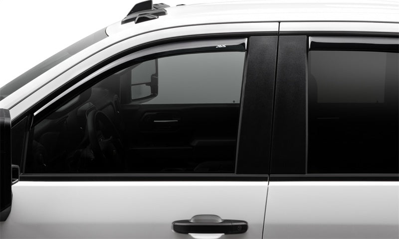 2019 GM 1500 Crew Cab Ventvisor In-Channel 4-Piece Smoke - View 3 | Dirty Garage