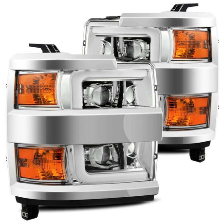 2015-2019 GM HD Pro-Series Chrome Headlight Sequential Signal DRL | Dirty Garage