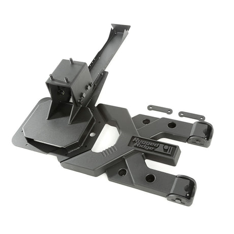 Rugged Ridge Spartacus HD Tire Carrier Kit 07-18 Jeep Wrangler - View 7 | Dirty Garage