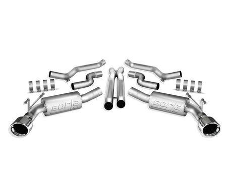 Borla 2010 Camaro 6.2L V8 S Type Catback Exhaust (does not work w/ factory ground affects package - - View 2 | Dirty Garage