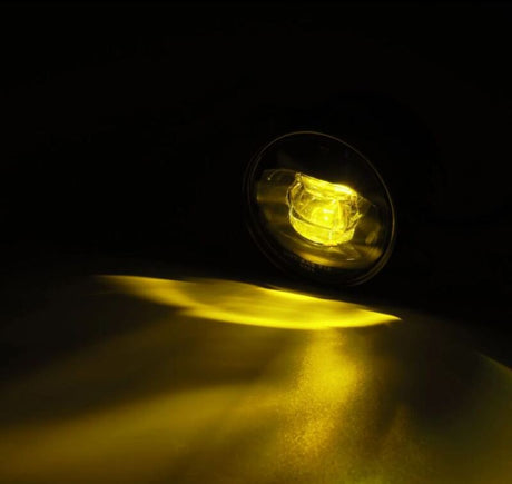 Universal DoubleTap Dual Color LED Projector Fog Lights White Amber - View 5 | Dirty Garage