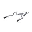 1999-2004 Mustang GT 4.6L 2.5 Dual Split Rear AL Cat Back 3.5" Dual Wall Black Tips | Dirty Garage