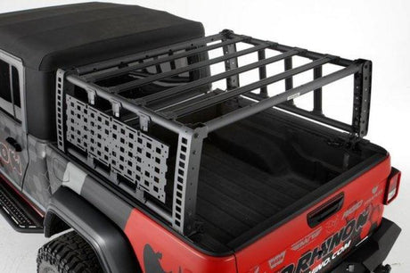 Go Rhino 19-21 Jeep Gladiator XRS Overland Xtreme Rack - Black - View 5 | Dirty Garage